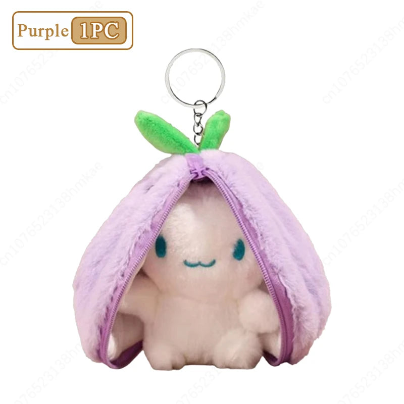 Reversible Easter Bunny & Carrot Plush Toy