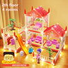 Enchanted Princess Castle DIY Dollhouse with LED Lights