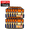 Ten orange cartoon backpack goodie bags for kids party favors