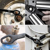 Self-Tightening Universal Wrench Set with Dual Heads