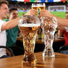 Jarra de Cerveza de Vidrio con Forma de Fútbol