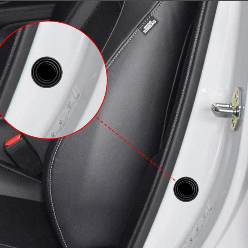 Universal Silicone Car Door Anti-Shock Bumpers & Noise Dampeners