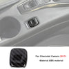 Carbon fiber interior trim kit for Chevrolet Camaro 2017+ featuring a black textured finish