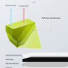Diagram illustrating the prism structure of a product, showing reflected and incident light.