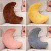 Crescent Moon Plush Pillow for Cozy Home Decor