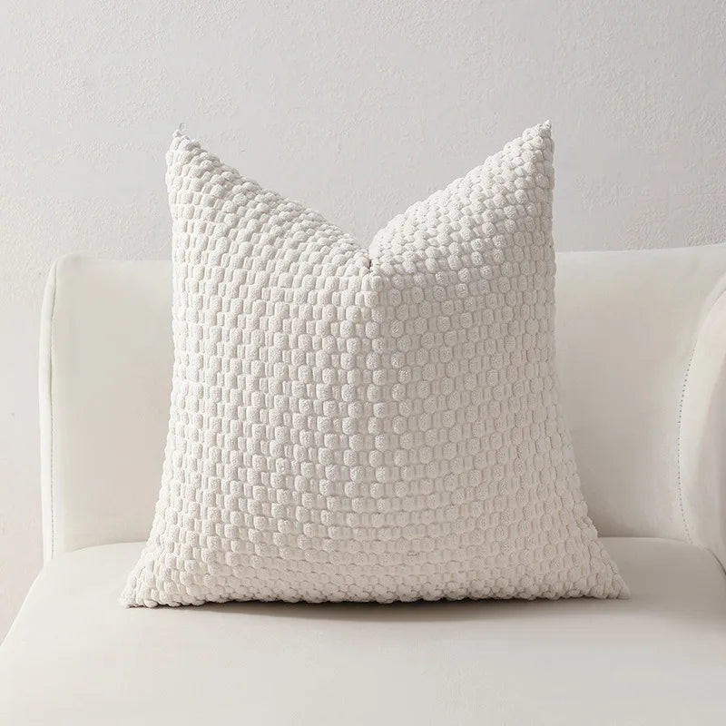 Modern Corduroy Cushion Covers with Hidden Zipper