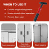 Precision Door Hinge Wrench Kit with Interchangeable Heads