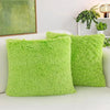 Luxury Faux Fur Throw Pillow Covers (Set of 2)