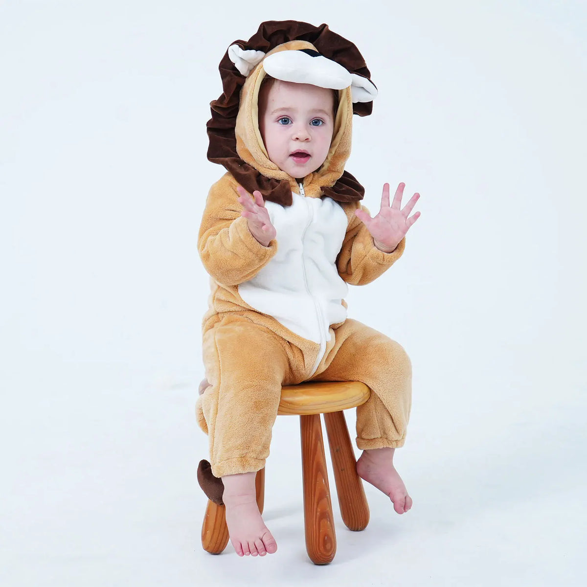 Adorable Animal Kigurumi Costume Romper for Babies and Toddlers
