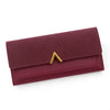 Women's Tri-Fold PU Leather Wallet with Coin Pocket