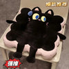 Cartoon Toast-Shaped Seat & Back Cushion – Washable Anti-Fatigue Support Pillow
