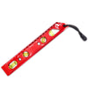 A red magnetic aluminum level ruler with V-grooves for precise angle measurement.