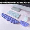 Ergonomic Memory Foam Cloud Wrist Rest with Non-Slip Base