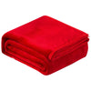 Cozy Coral Fleece Throw Blanket