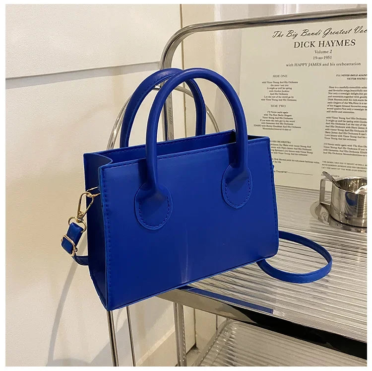 Minimalist Square PU Leather Crossbody Bag