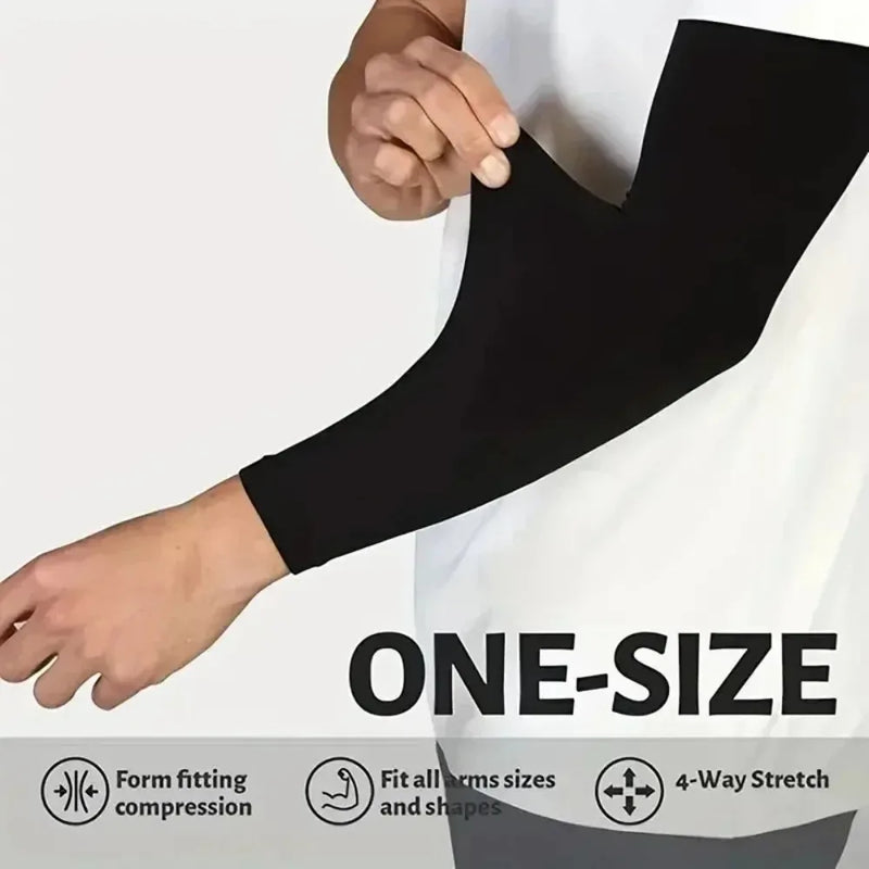UV Protection Sun Sleeves - Breathable Arm Covers for Outdoor Activities