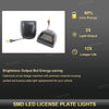 White LED License Plate Lights for Chevrolet Silverado, GMC Sierra, and More