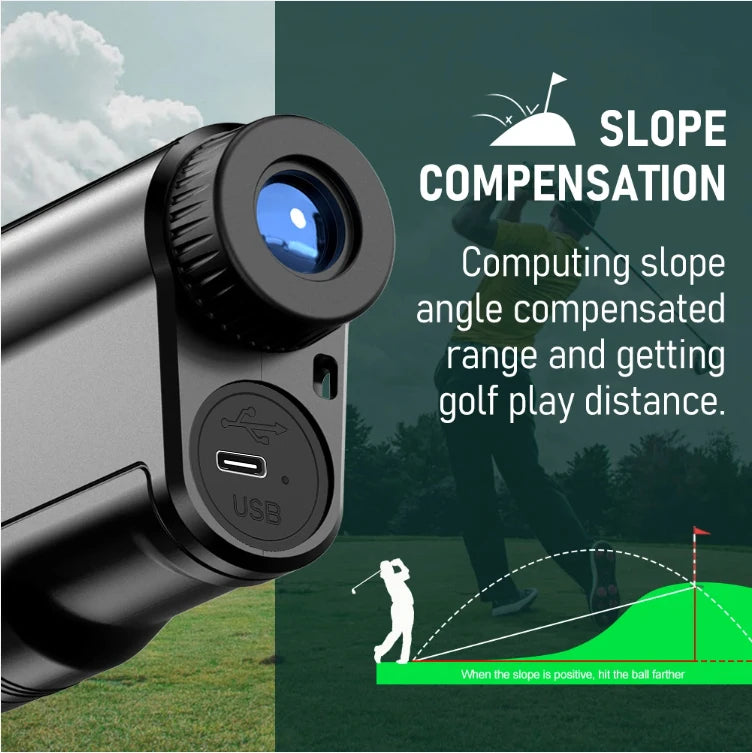Precision Golf Laser Rangefinder with Slope Compensation