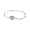 925 Sterling Silver Heart Charm Bracelet