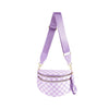 Women's Checkered Multi-Function Crossbody Waist Bag