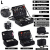 Large Capacity Waterproof Makeup Bag with Zipper Closure