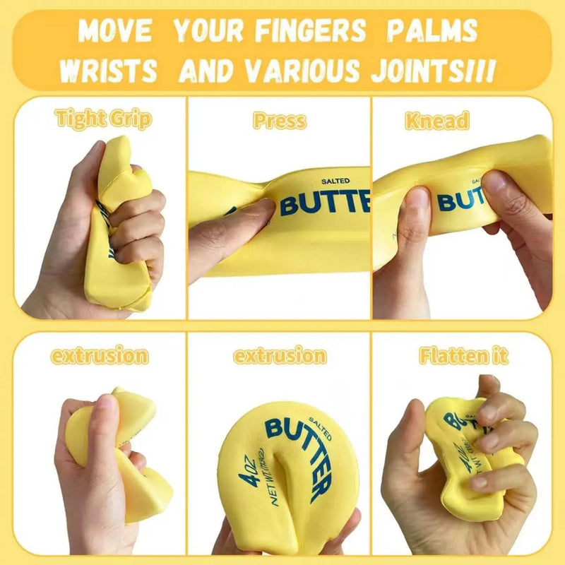Slow-Rebound Butter Stress Squeeze Toy