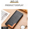Men's Genuine Leather RFID Blocking Long Wallet with Card Holder