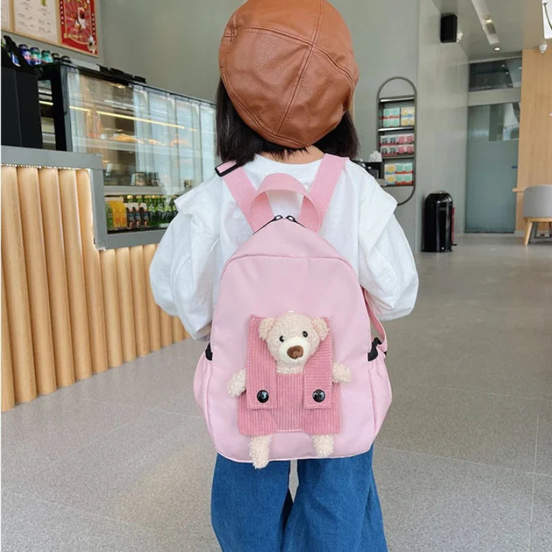 Cute Plush Bear Toddler Backpack