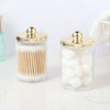 Clear Cotton Swab Holder with Lid