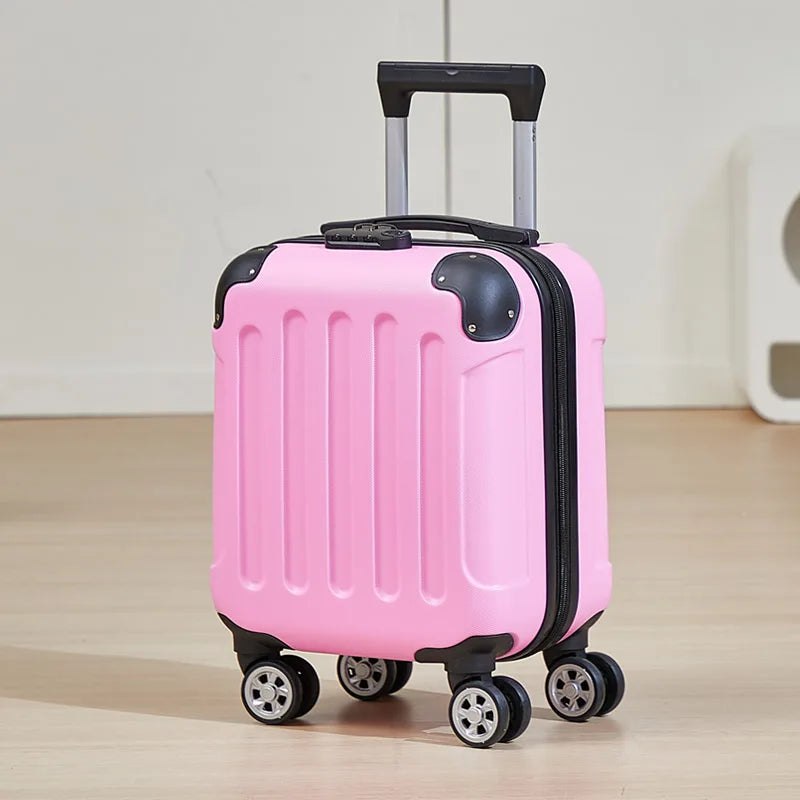 Maleta de Cabina Compacta de 14 Pulgadas con Soportes Integrados para Vaso y Teléfono