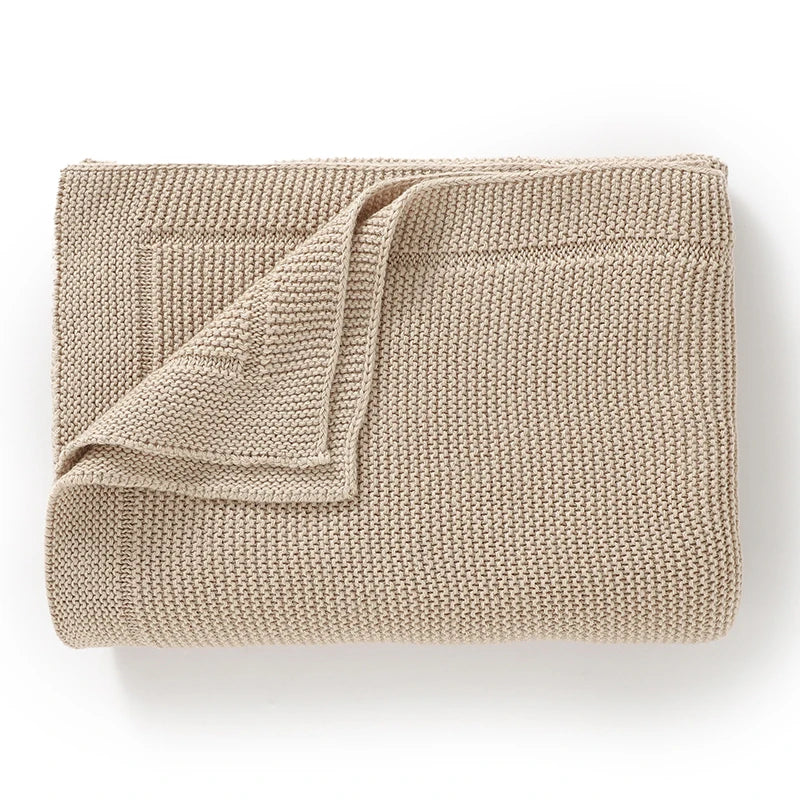 Soft Cotton Baby Swaddle Blanket – All-Season, Multi-Use