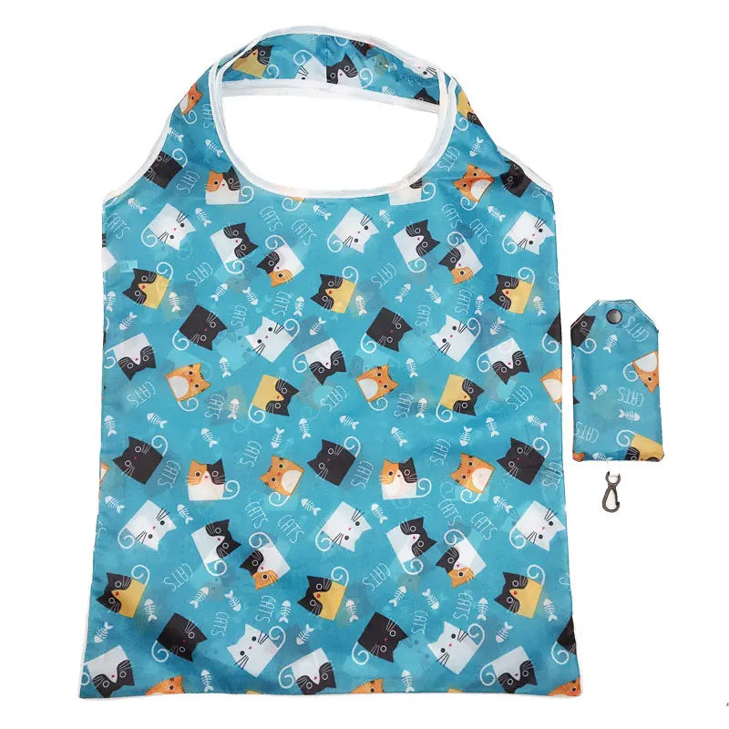 Foldable Nylon Shopping Tote