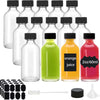 Mini Clear Glass Bottles with Lids for Potions, Shots & Essential Liquids