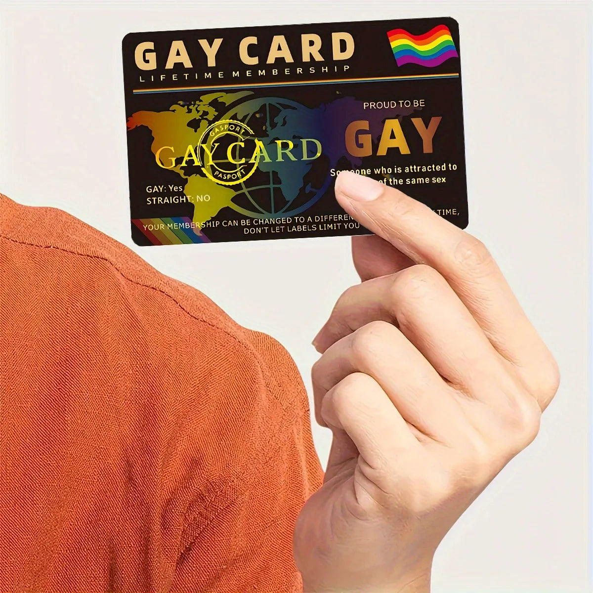 Tarjeta de Identificación de Membresía de Por Vida Pride