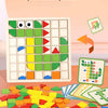 Wooden Shape & Color Mosaic Puzzle Set for Kids