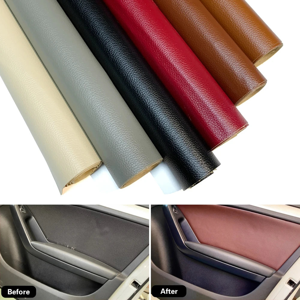 Self-Adhesive PU Leather Repair Patch for Sofas, Car Seats & More