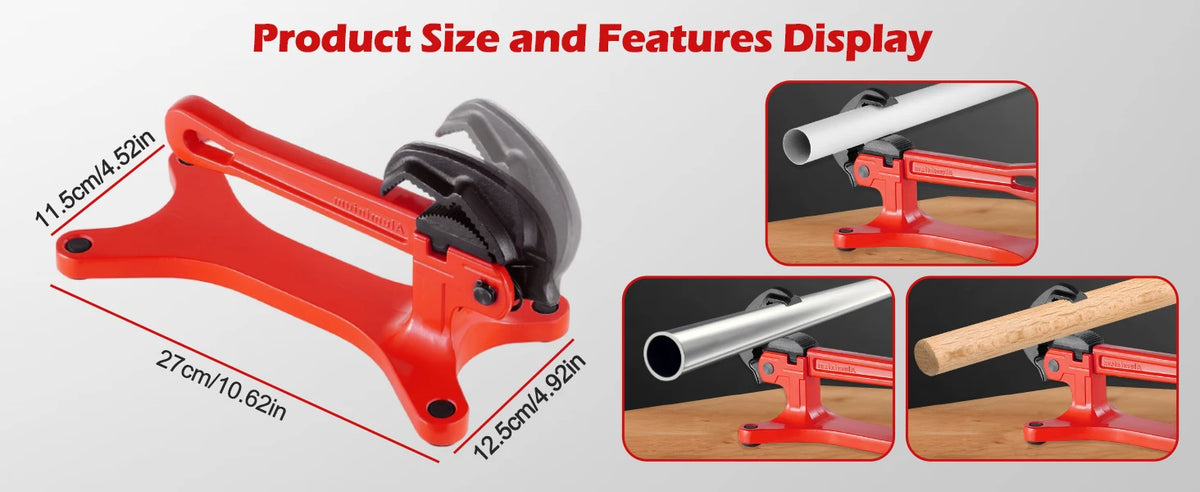 Portable Aluminum Pipe Vise for Valve Maintenance