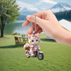 Realistic Cat Car Rearview Mirror Pendant