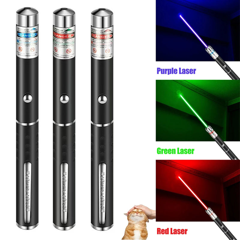 Compact Multi-Color Laser Cat Toy