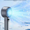 Portable High-Speed Rechargeable Handheld Fan with LED Display