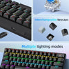 Compact 61-Key Mechanical Gaming Keyboard with RGB Backlighting