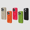 Coque en silicone liquide compatible MagSafe