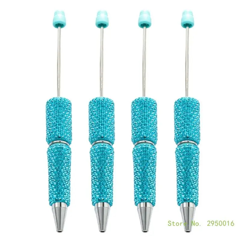 Elegante Perlen-Rhinston-Ballpoint-Stifte (4er Set)