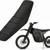 Black waterproof non-slip seat cover for a Yozma IN10 electric bike.