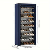 9-Tier Shoe Rack with Dust Cover