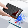 RFID Blocking Ultra-Thin Bifold Wallet with ID Windows