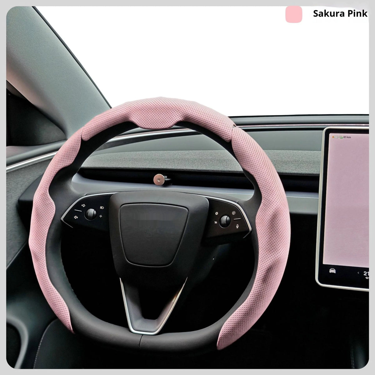 Premium Universal Leather Steering Wheel Cover