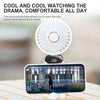 Portable Neck Fan with LED Display and Phone Stand
