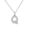 Initial Letter Pendant Necklace