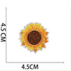 Embroidered Flower Iron-On Patches Set for Clothing & Accessories